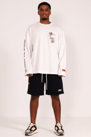 Navy sakura short (桜)